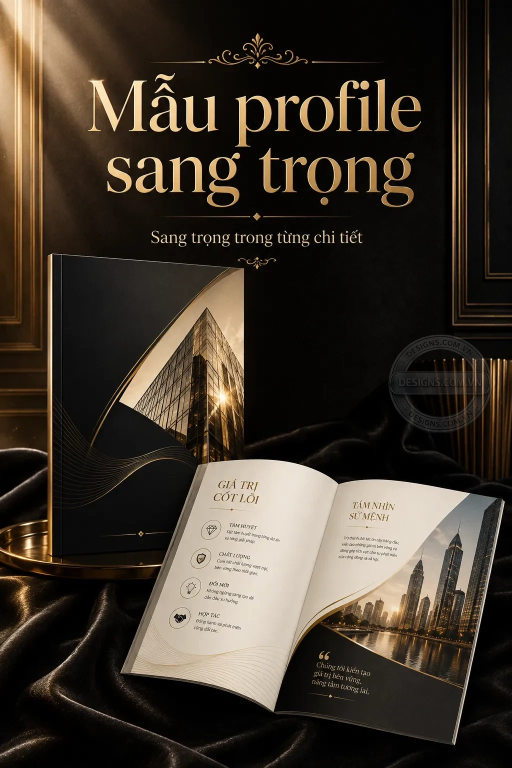 Mẫu profile sang trong
