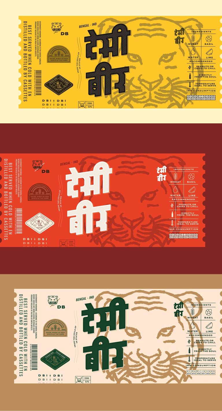 Bộ nhãn thực phẩm Á Đông ba màu vàng đỏ xanh