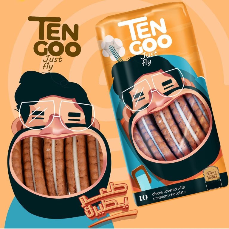 Túi thực phẩm xúc xích Ten Goo phong cách vui nhộn